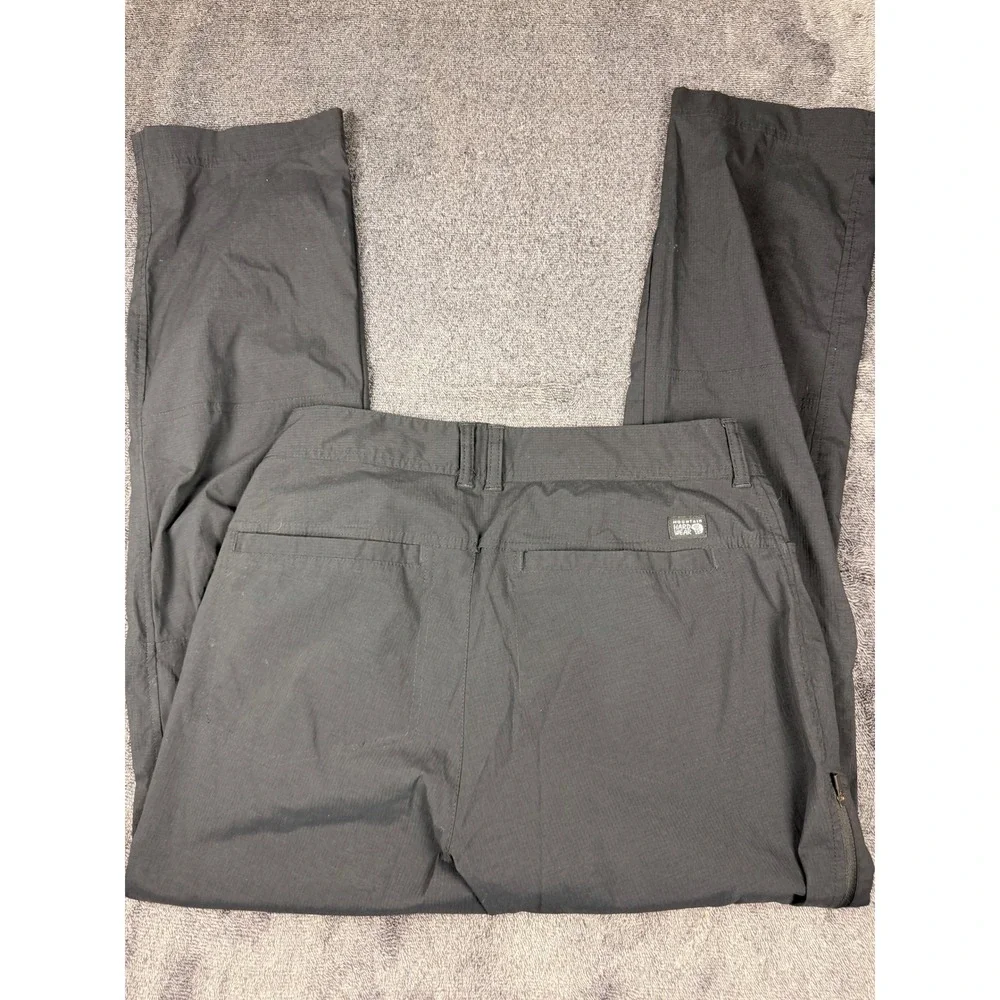 Mountain Hardwear Mens Hiking Pants Charcoal Gray Ripstop 32x32 2025841